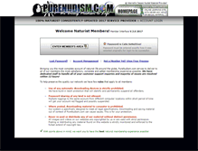 Tablet Screenshot of nudismprovider.com